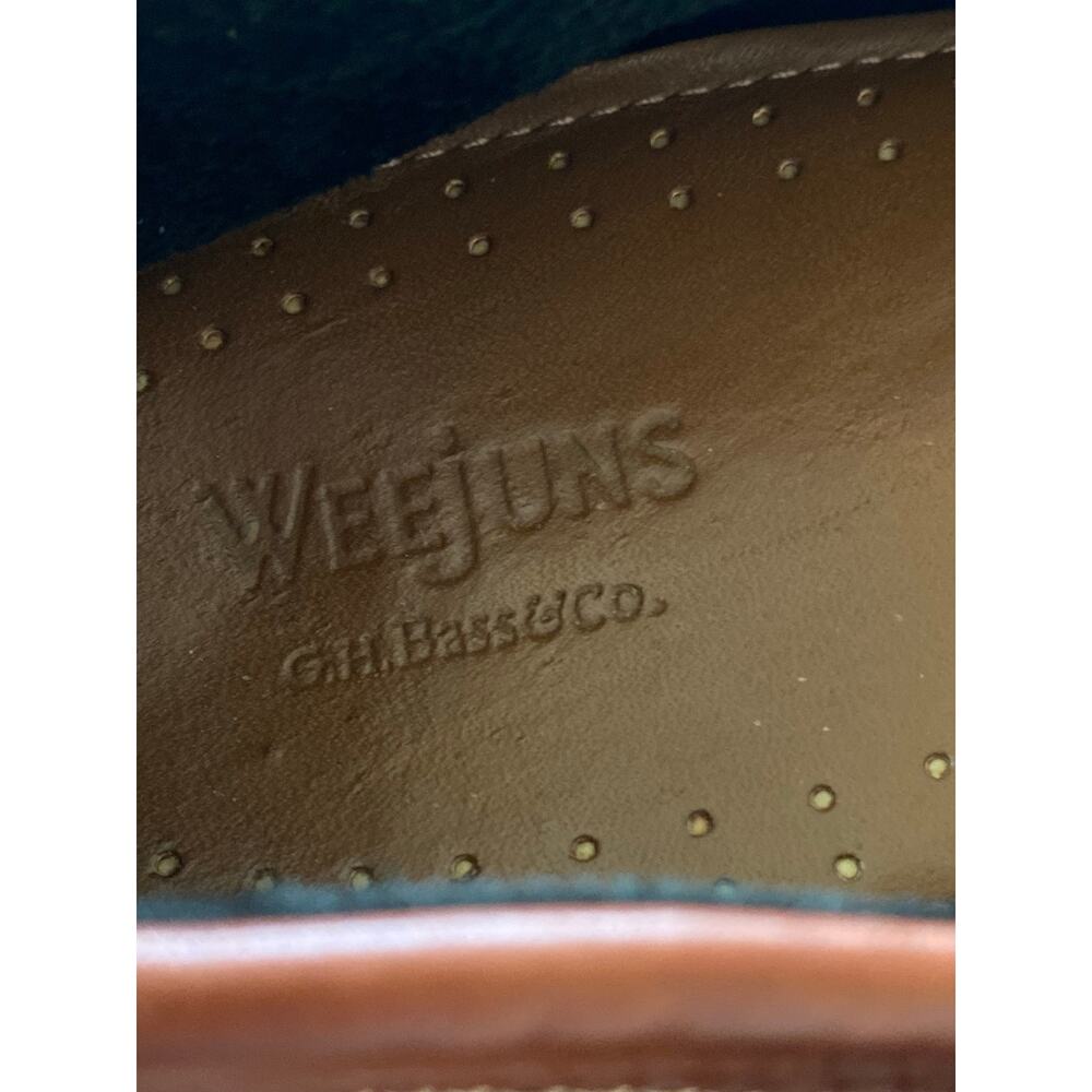 EUC Weejuns Bass Calhoun Black/Brown Leather Loafers Tassel Mens Sz 12 D View 5